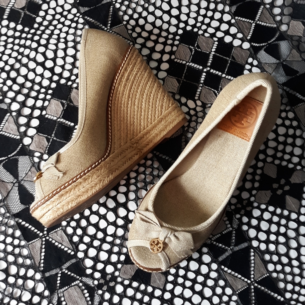 Tory Burch Beige Wedges - Final Price